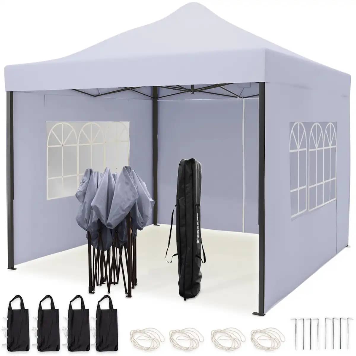 LifeGoods Partytent Met Zijwanden 3x3