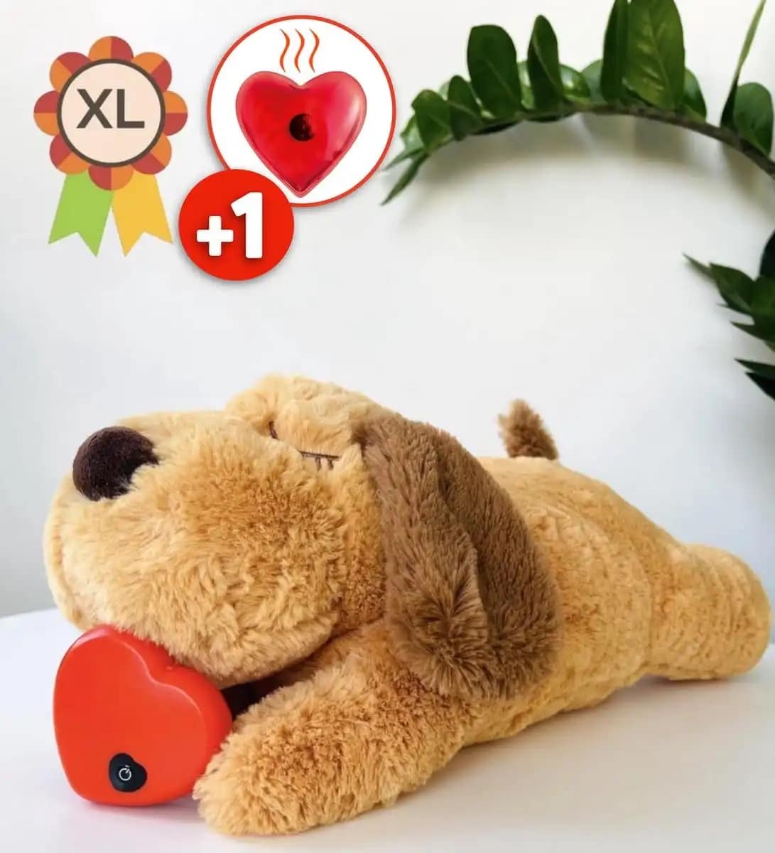 Vulpes Pets® Knuffel Hond Met Hartslag