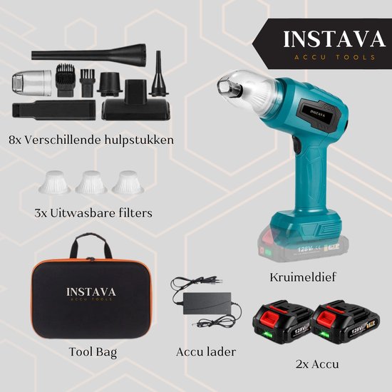 Instava Accu Auto Stofzuiger