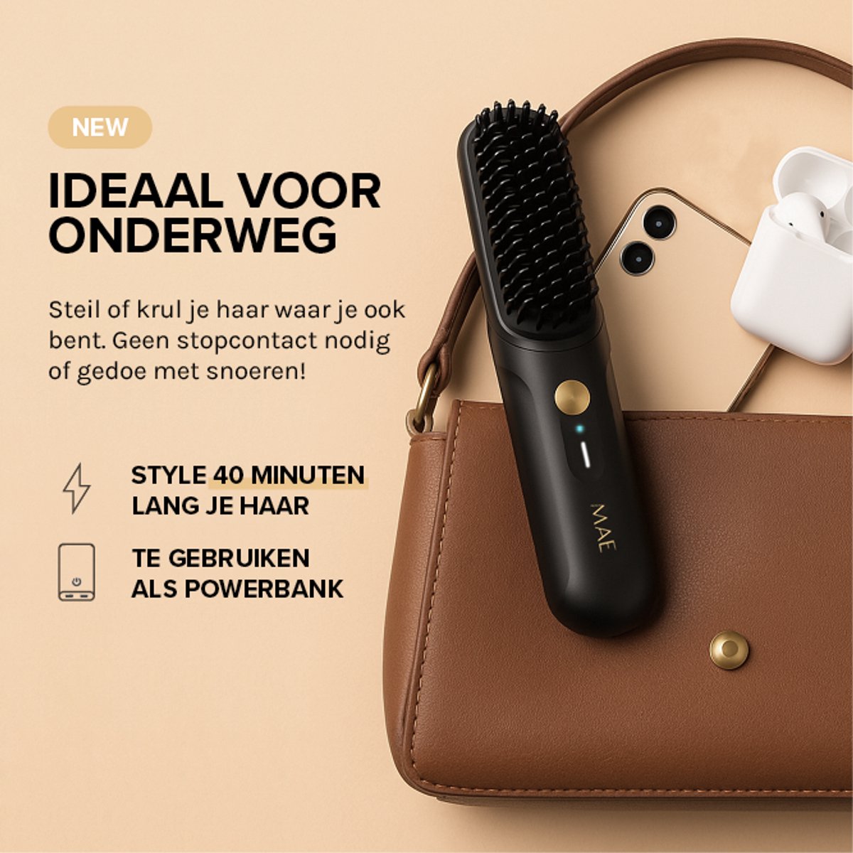 MAE Touch Up Draadloze Stijlborstel