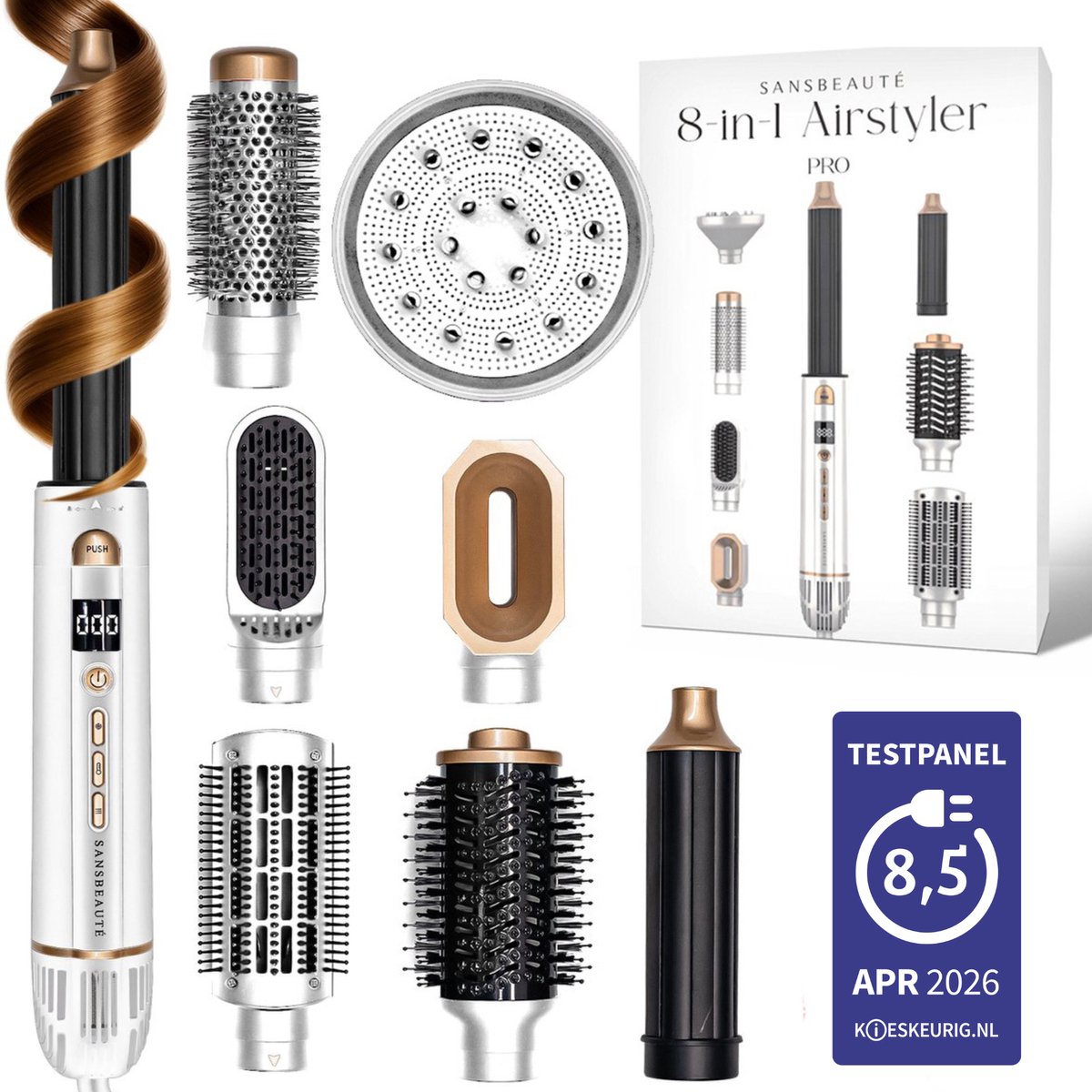 Sansbeauté 8-in-1 Airstyler