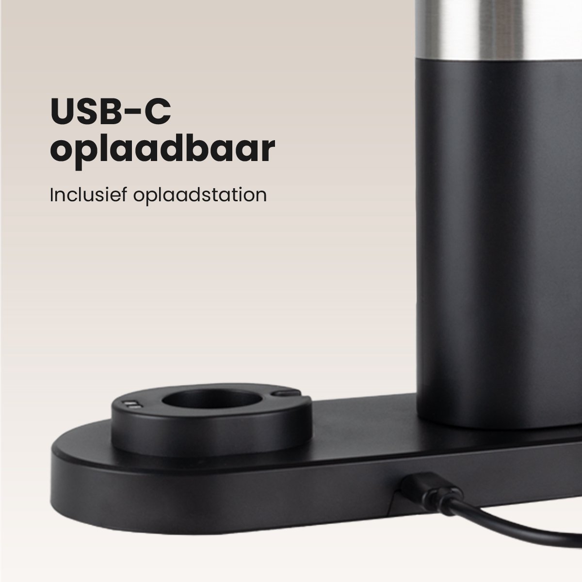 Nimma Elektrische Peper en Zoutmolen + Oplaadstation