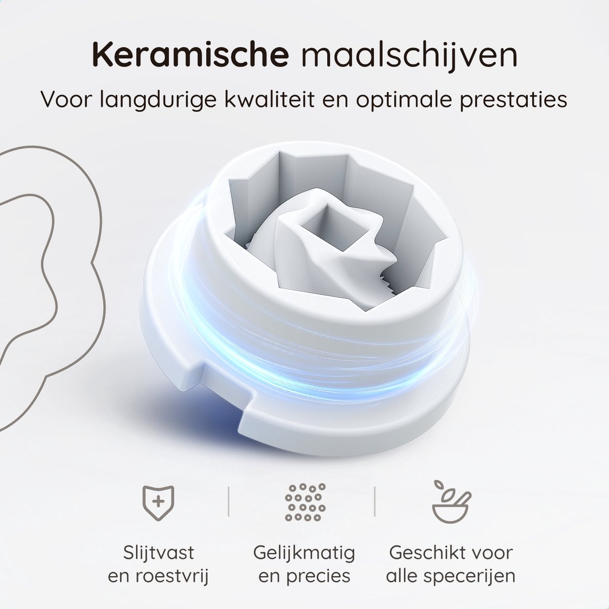 Deleca Gustaro Elektrisch Peper en Zoutmolen USB-C
