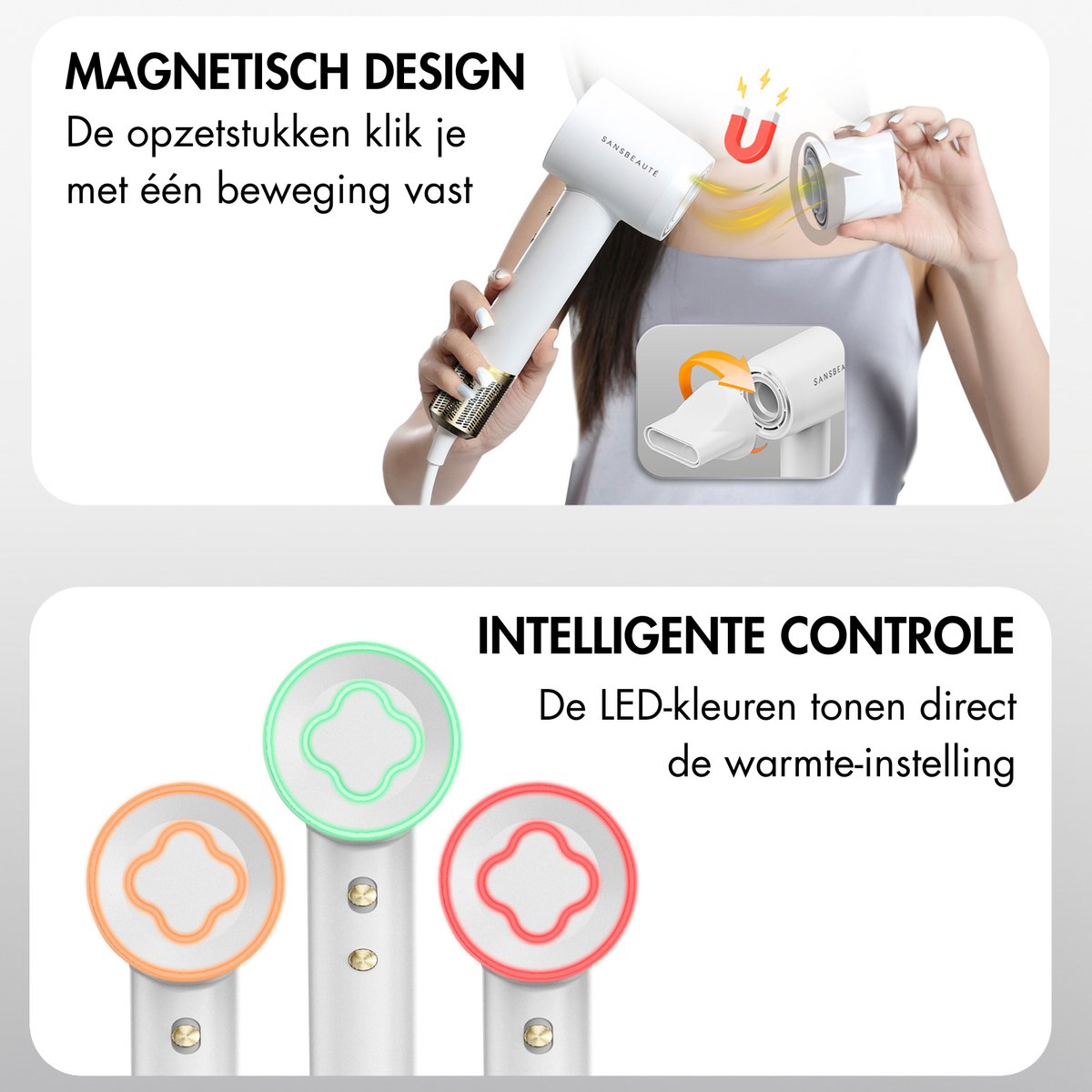 Sansbeauté Föhn met Diffuser