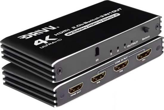 Drivv. HDMI Switch met afstandsbediening