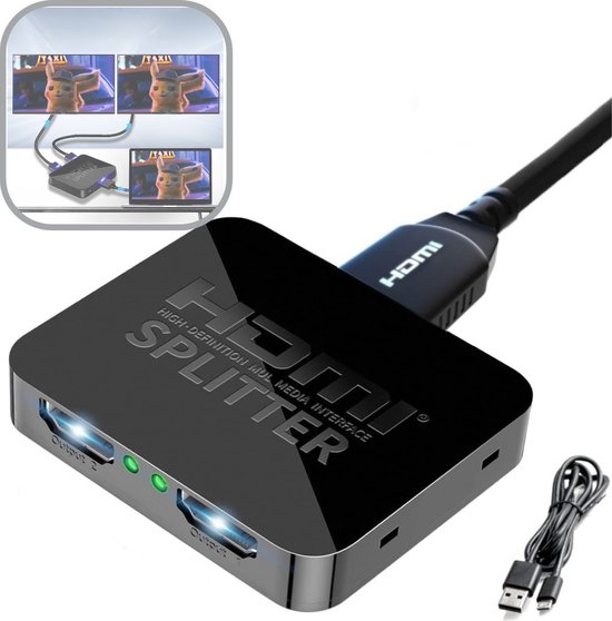 Phreeze HDMI Splitter 1 in 2 uit