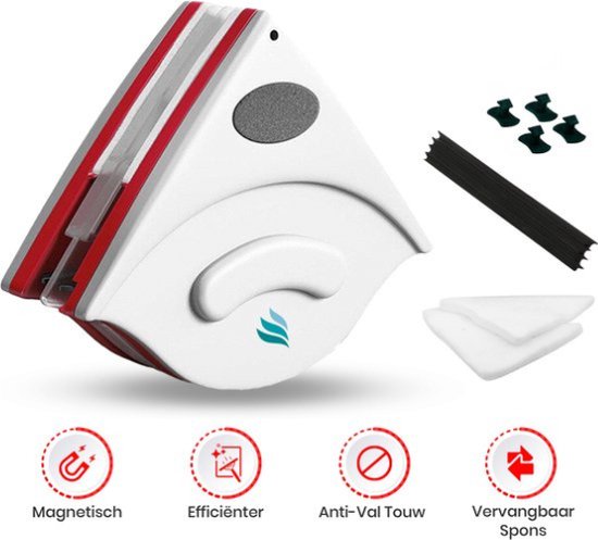 TibaGoods Magnetische Raamwisser