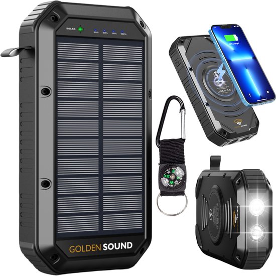 Golden Sound Solar Powerbank 30000 mAh